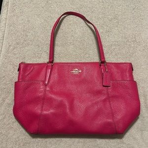 Hot Pink Coach Purse/Tote
